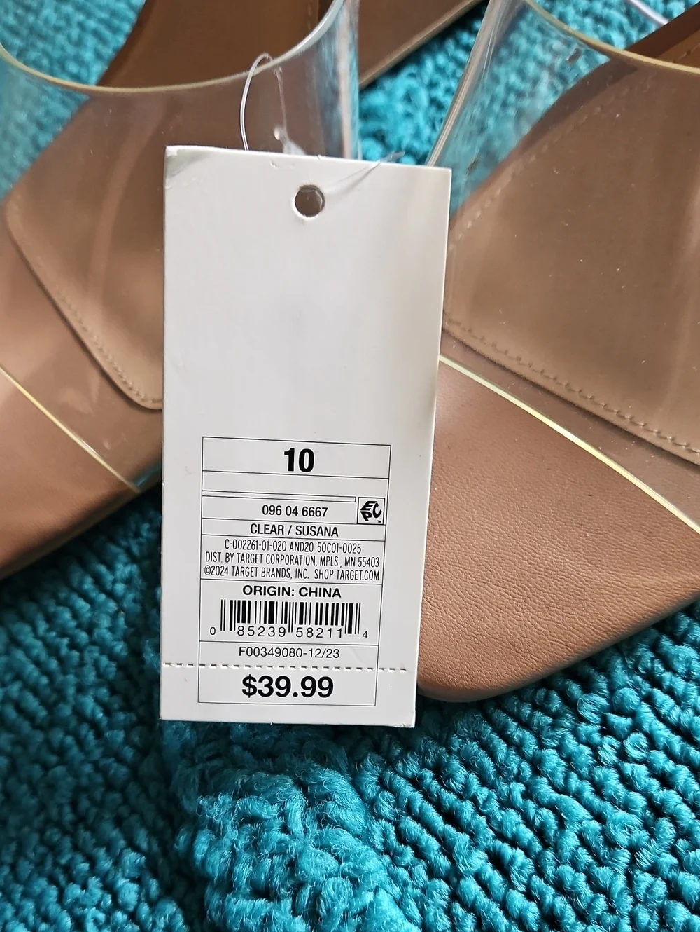 A New Day Nude Wedge Sandals 10